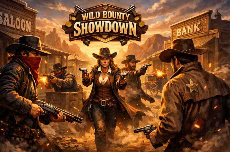 Wild Bounty Showdown LC99 jogo temático do Velho Oeste com recursos bônus